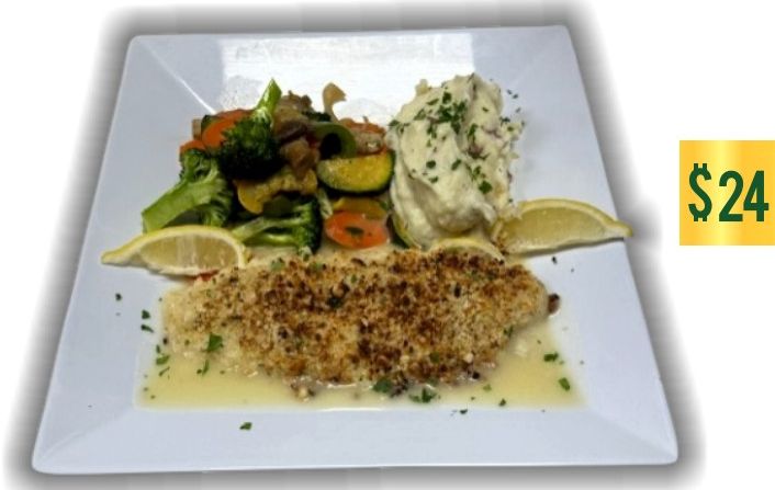 Lemon Pepper Crusted Fish